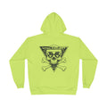 Neon Vital Skull Hoodie - Yellow, Pink & Orange