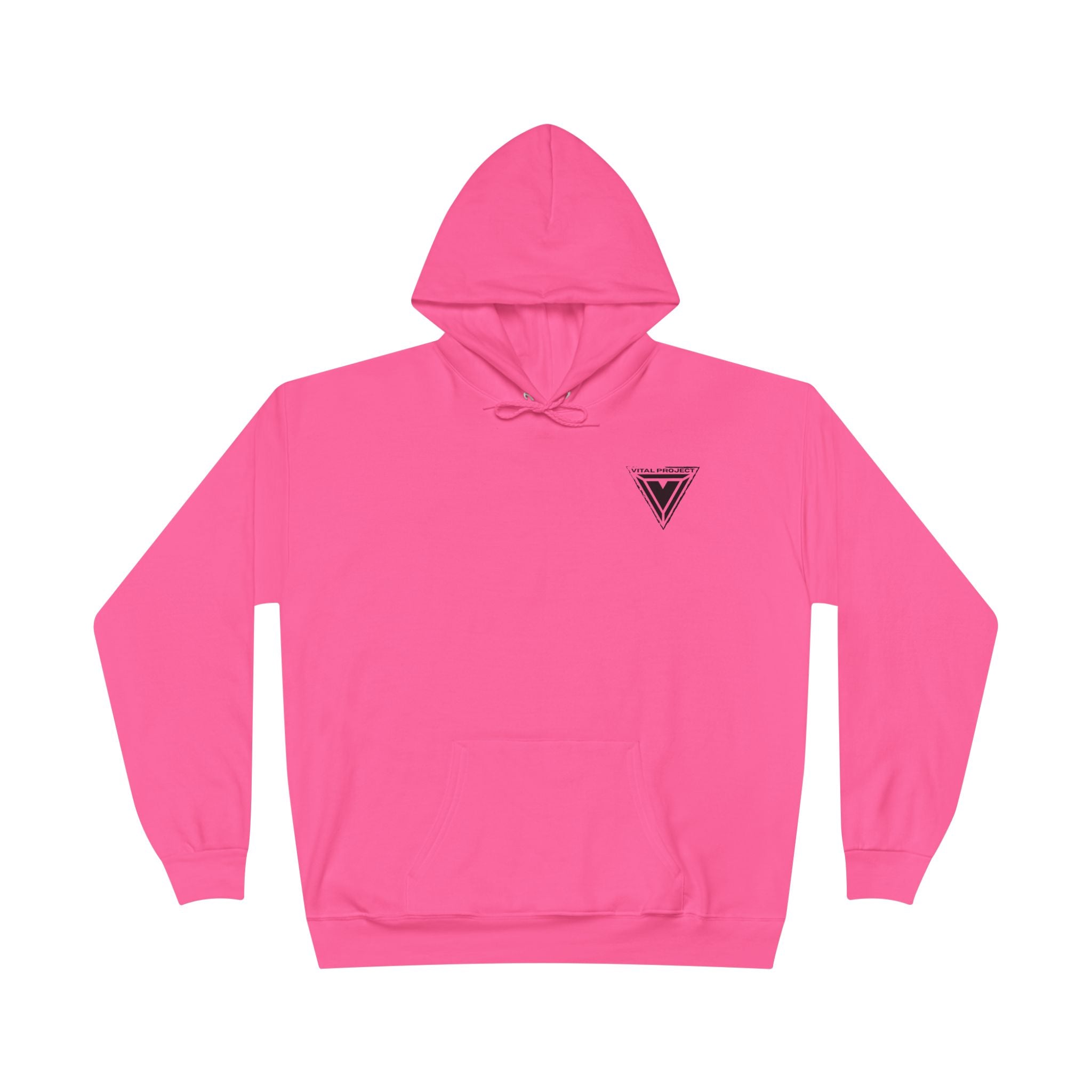 Neon Vital Skull Hoodie - Yellow, Pink & Orange