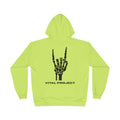 Neon Rocker Hoodie — Yellow, Pink & Orange