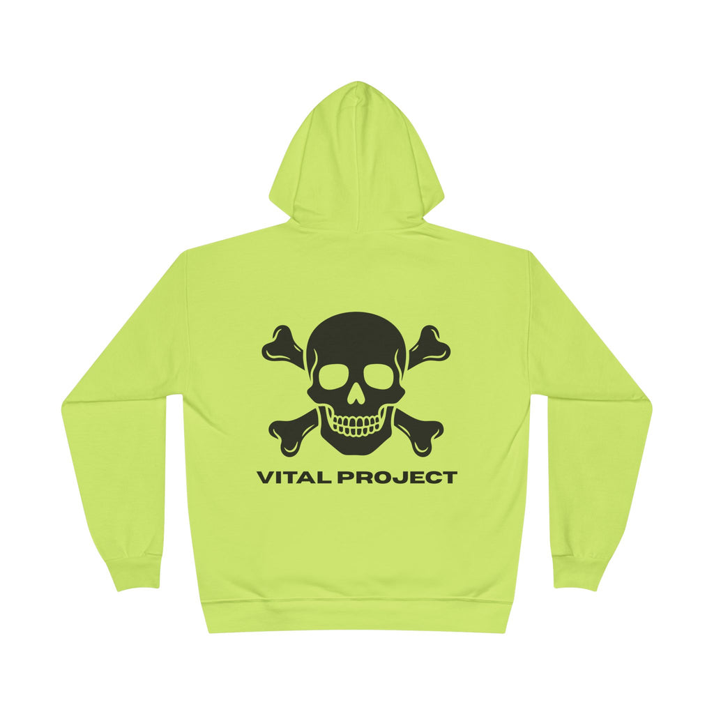 Neon Skull & Crossbones Hoodie