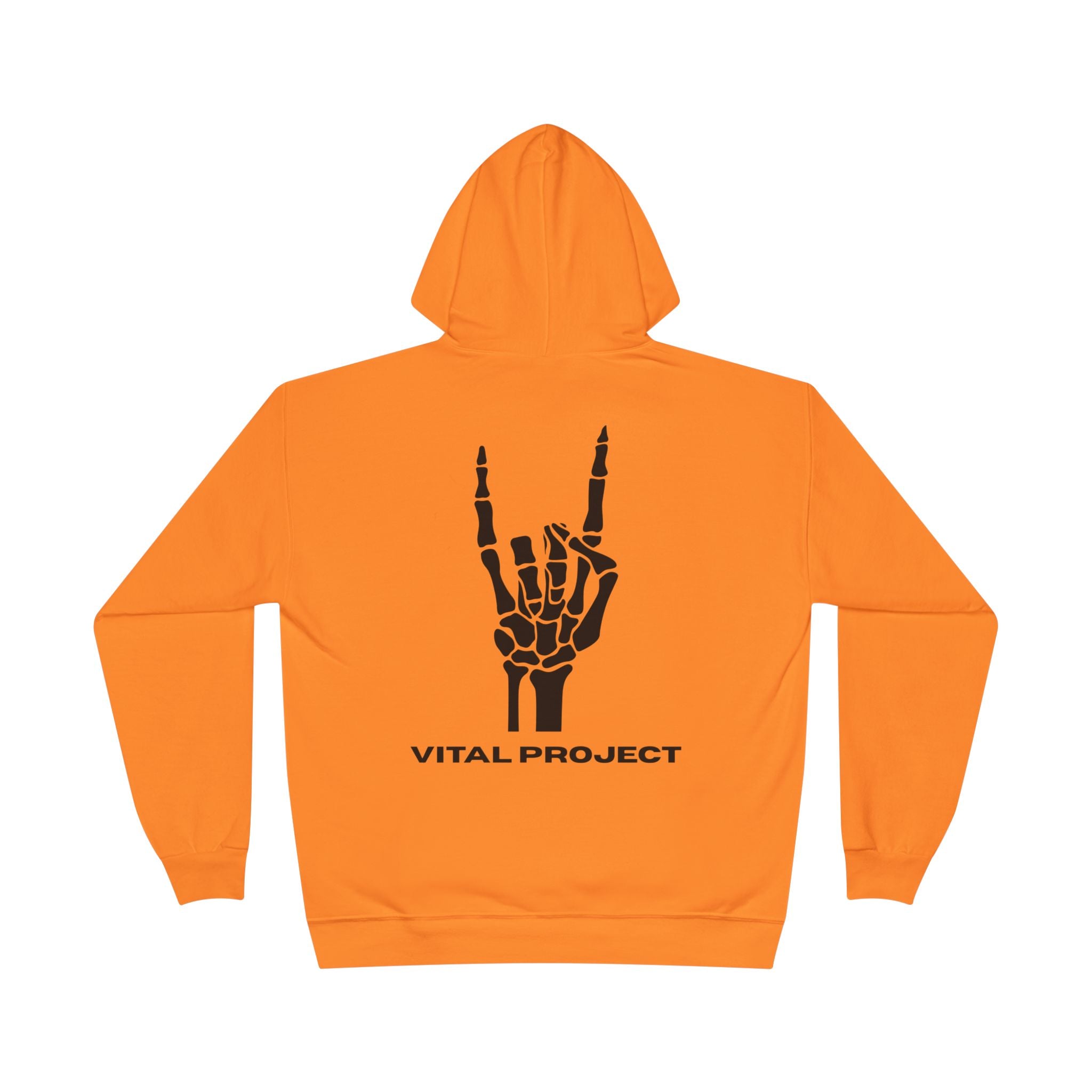 Neon Rocker Hoodie — Yellow, Pink & Orange