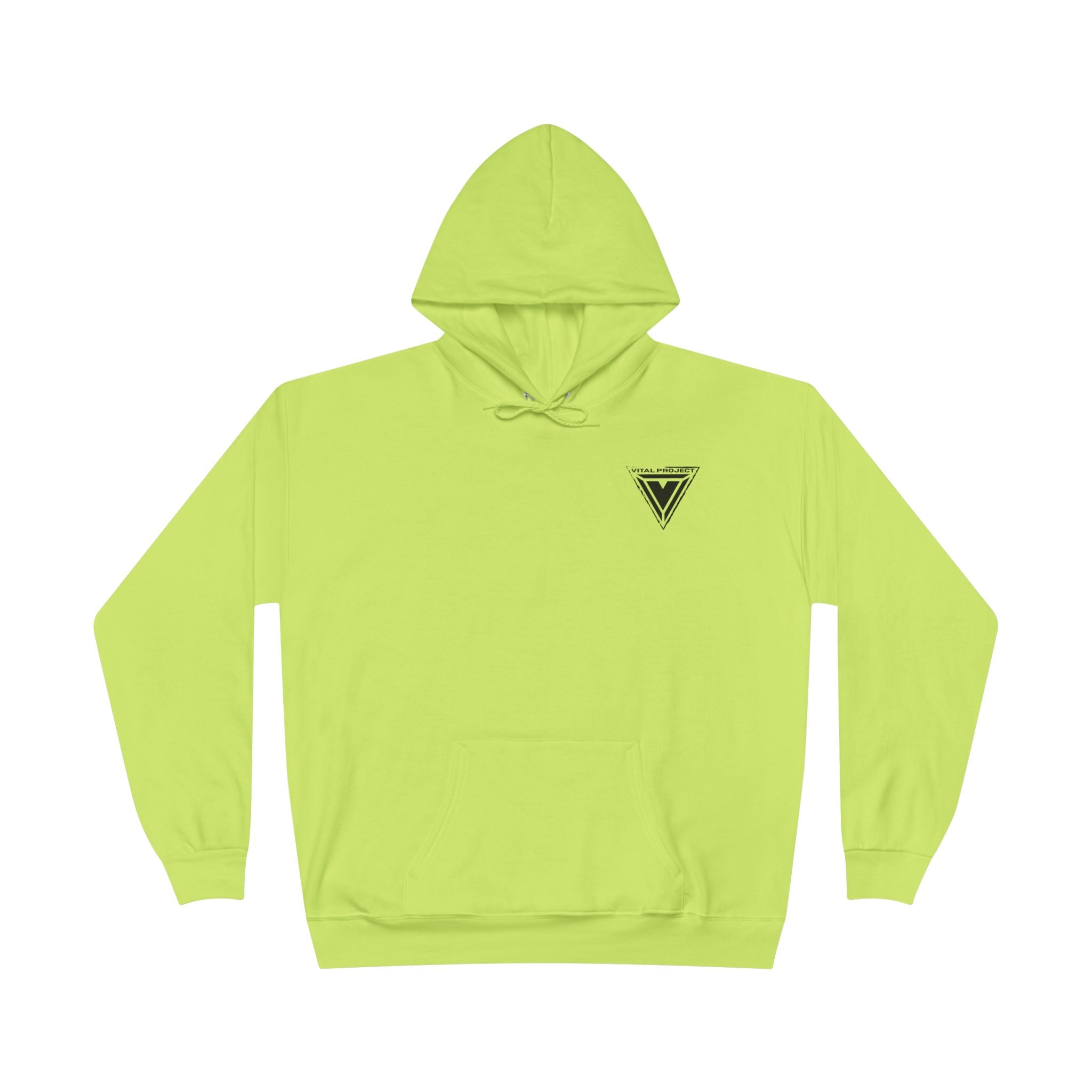 Neon Vital Skull Hoodie - Yellow, Pink & Orange