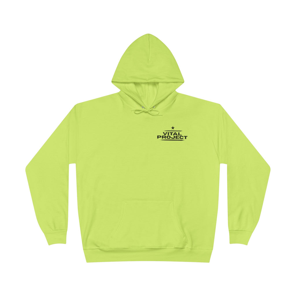 Neon Star Hoodie - Yellow, Pink & Orange