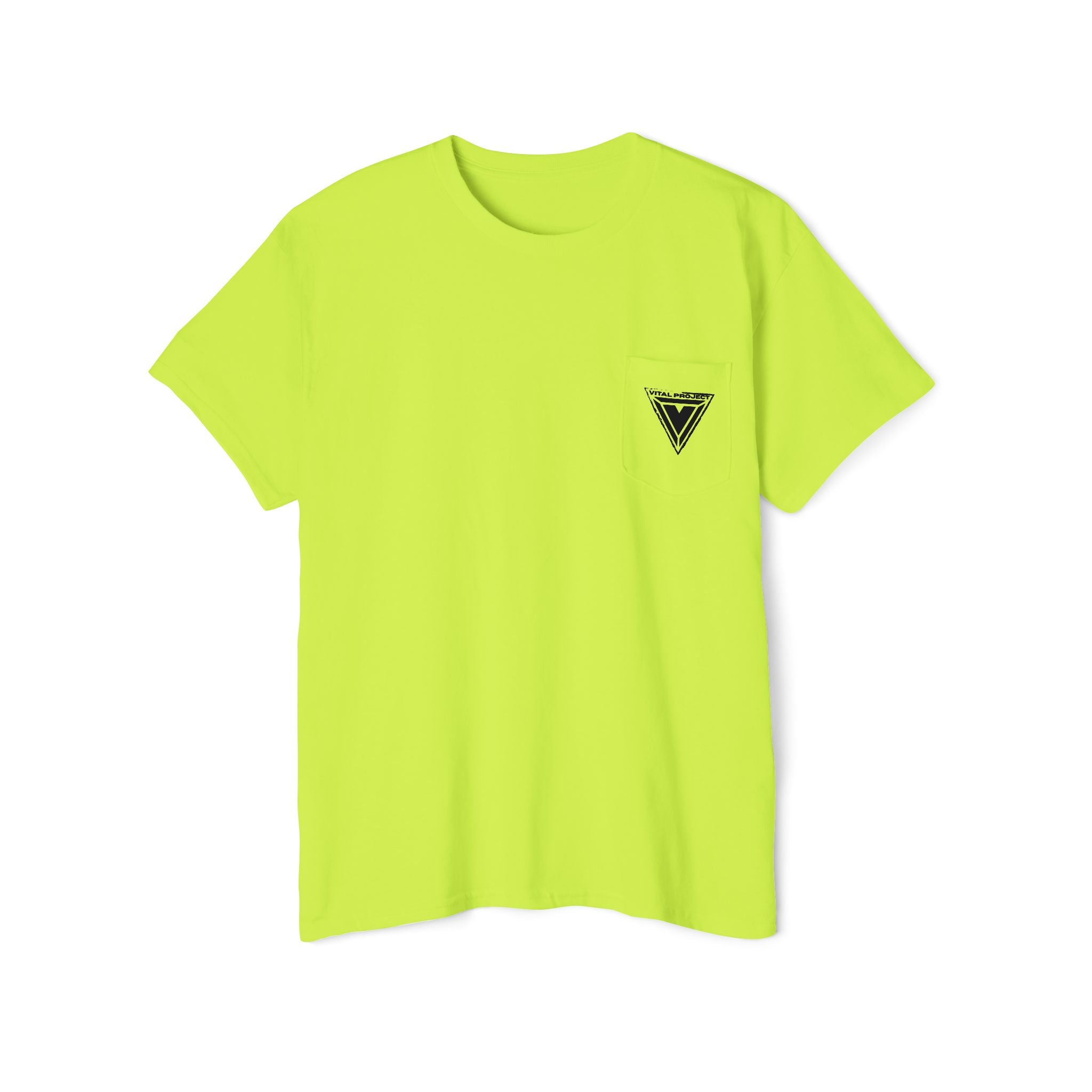 Hi-Vis Tee in Safety Green - Authentic Neon Streetwear Vital project