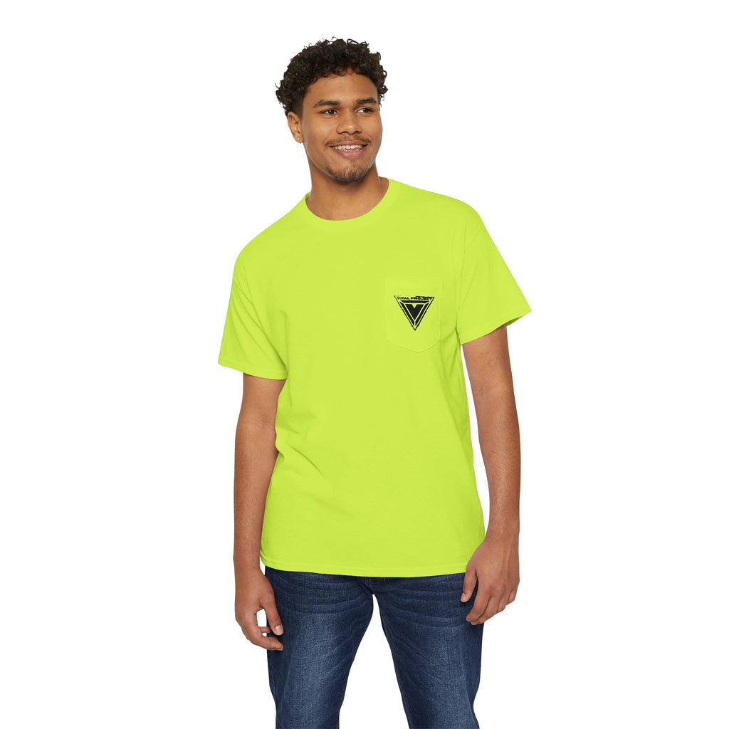 Hi-Vis Tee in Safety Green - Authentic Neon Streetwear Vital project