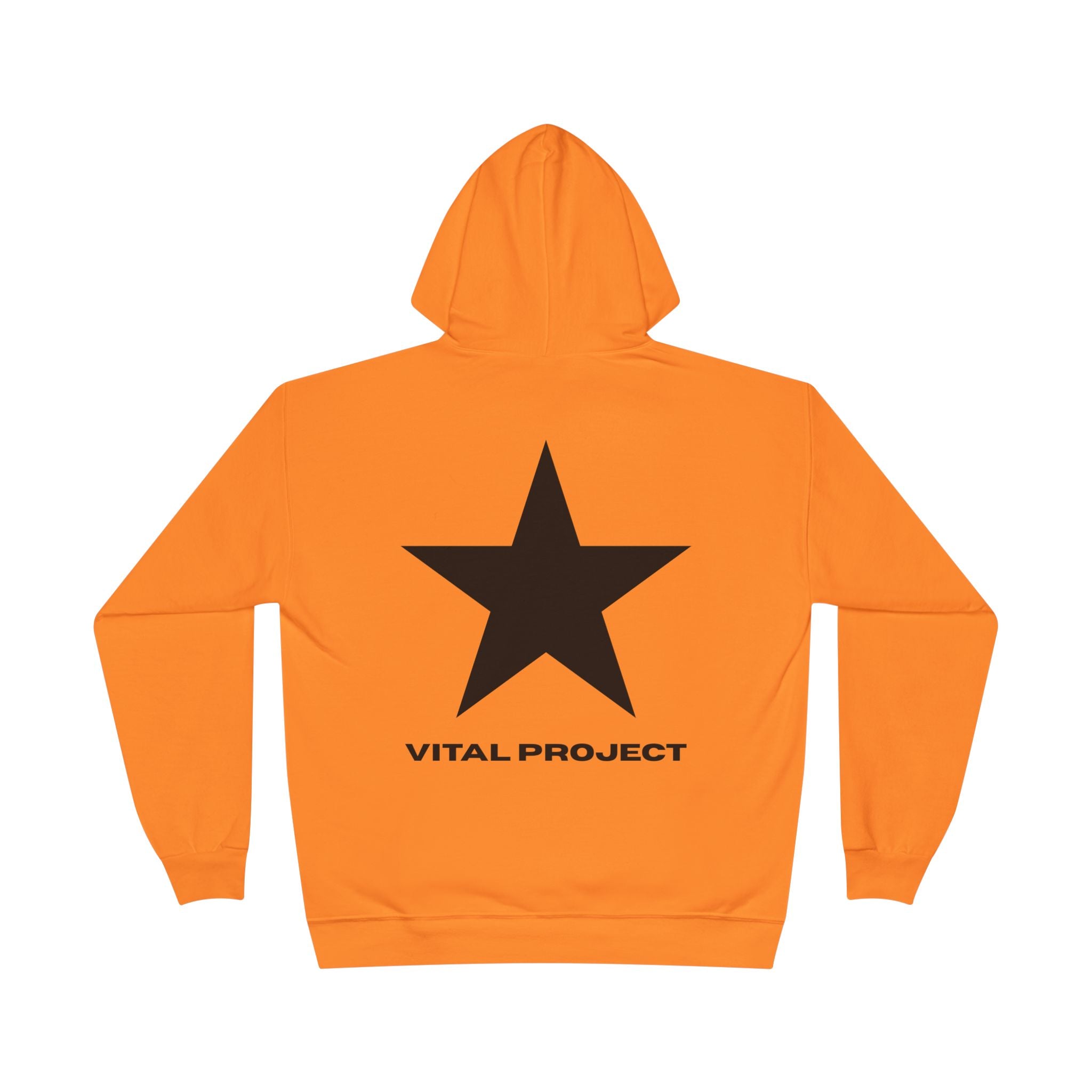 Neon Star Hoodie - Yellow, Pink & Orange