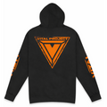 Original Vital Hoodie in Neon Electric Orange Safety Orange Hi-Vis Reflective