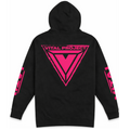 Original Vital Hoodie in Neon Electric Pink Safety Pink Hi-Vis Reflective Streetwear